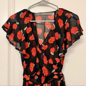 NWOT Zara wrap dress size M